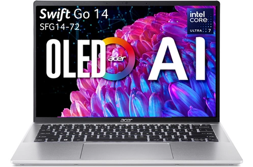 ”Swift Go 14””OLED 2.8K Intel Core Ultra 7 155H RAM 16 Go LPDDR5X 1 To SSD