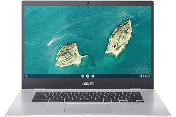 Asus - PC portable Asus ChromeBook CX1500CKA 15.6" FHD Intel Celeron N4500 RAM 8 Go LPDDR4X 64 Go eMMC - Chrome OS