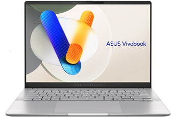 Ecran OLED 14" WUXGA, 400 Nits, Brillant, Wide-View / Processeur AMD RyzenT 7 8845HS (Max 5.1 Ghz - AI 38 TOPs) - Puce AMD Graphics / RAM 16 Go LPDDR5X - Stockage 512 Go SSD M2 PCIe 4.0 / Windows 11 - Wi-Fi 802.11ax - Bluetooth 5.3
