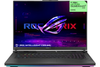 Ecran 18" WQXGA (2560x1600) 240Hz IPS / Processeur Intel® CoreT i9 14900HX (jusqu'à 5,8GHz - Carte graphique NVIDIA® GeForce RTXT 4080 / RAM 32 Go DDR5 - Stockage SSD M.2 1 To / Windows 11 - Wi-Fi 6E - Bluetooth 5.3