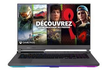 PC Portable Gaming Asus Rog Strix G17 Strix-G17-G713Qr-Hg022T 17,3" Amd Ryzen 9 16 Go Ram 1 To SSD Gris Éclipse + 1 Mois D'Abonnement Xbox Game Pass