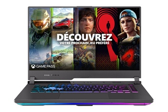 Ecran 15,6" Full HD 144 Hz / Processeur AMD RyzenT 7 4800H (8 coeurs, 2,9 GHz / jusqu'à 4,2 GHz) / RAM 16 Go DDR4 - 512 Go SSD - carte graphique NVidia GF RTX 3050 4 Go GDDR6 / Windows 11 - HDMI - Wifi 802.11 ax - BT 5.1 - 1 mois d'abonnement Xbox Game Pass inclusEcran 15,6" Full HD 144 Hz / Processeur AMD RyzenT 7 4800H (8 coeurs, 2,9 GHz / jusqu'à 4,2 GHz) / RAM 16 Go DDR4 - 512 Go SSD - carte graphique NVidia GF RTX 3050 4 Go GDDR6 / Windows 11 - HDMI - Wifi 802.11 ax - BT 5.1 - 1 mois d'abonnement Xbox Game Pass inclus