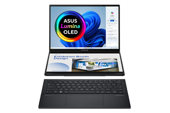 PC portable Asus Zenbook DUO 14 OLED WUXGA 400 Nts Intel Core Ultra 7 155H RAM 16 Go LPDDR5X 1 To SSD Intel ARC Graphics