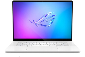 Asus - ROG ZEPHYRUS-G16-GA605WV-DR8W Blanc AMD Ryzen 9 32G 1TB MVMe M.2 PCIe 4.0 SSD Nvidia GeForce RTX 4060 Ecran avec technologie OLED