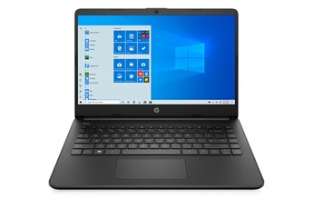 Pc Ultra-Portable Hp 14S-Dq0036Nf 14" Intel Celeron 4 Go Ram 128 Go SSD Noir Ébène