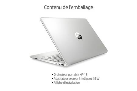 Clavier AZERTY Français Original HP - Pour Modèles 15s-eq2057nf, 2058nf, 2060nf, 2061nf