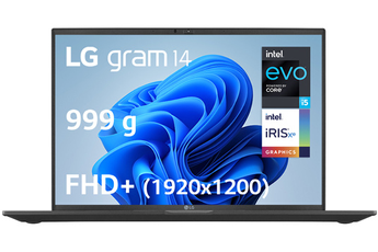 PC portable Lg Gram 14 WUXGA Intel Core I5 1340P RAM 16 Go LPDDR5 1 To SSD Intel Iris Xe Plateforme 