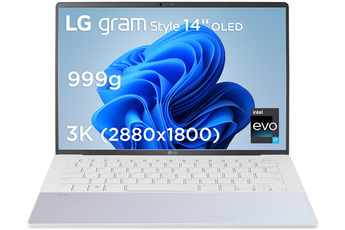 PC portable Lg Gram 14 OLED WQXGA+ Intel Core i7 1360P RAM 16 Go LPDDR5 1 To SSD Intel Iris Xe Plate