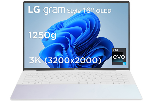 PC portable Lg Gram 16" OLED WQXGA+ Intel Core i7 1360P RAM 32 Go  LPDDR5 1 To SSD Intel Iris Xe Plateforme Intel® Evo™ - Gram 16Z90RS-G.AD77F