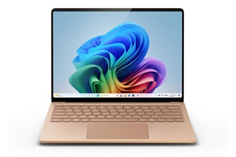 Ecran tactile 13.8" Pixel Sense Flow 2304 x 1536 (201 PPI) / Processeur Snapdragon X Plus 10 Cours - Optimisé pour l'IA / RAM 16 Go - 512 Go SSD / Windows 11 - Wi-Fi 7 - Bluetooth 5.3
