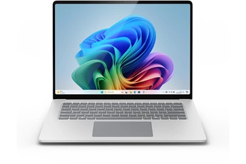 Ecran tactile 15" Pixel Sense Flow 2496 x 1664 (201 PPI) / Processeur Snapdragon® X Elite - Optimisé pour l'IA / RAM 16 Go - 256 Go SSD / Windows 11 - Wi-Fi 7 - Bluetooth 5.3