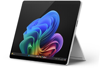 Ecran tactile 13" PixelSenseT Flow 2880 x 1920 / Processeur Snapdragon X Plus 10 Cours - Optimisé pour l'IA / RAM 16 Go - 256 Go SSD / Windows 11 - Wi-Fi 7 - Bluetooth 5.3
