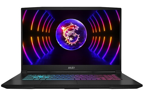 PC portable Msi Gaming Katana 17 B13UCXK 1409FR 17 3 FHD Intel Core i5 13240H RAM 32 Go DDR5 512 Go SSD GeForce RTX 2050 Katana 17 B13UCXK 1409FR Darty