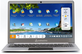 PC portable Ordissimo ordinateur simplifié pour Séniors et grands débutants AGATHE 3