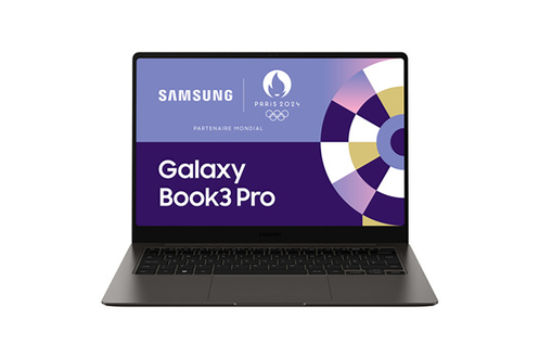 PC portable Samsung Galaxy Book 3 Pro 14'' WQXGA 120hz Intel Core  i7 RAM 16 GO 512 Go SSD Anthracite INTEL EVO - Galaxy Book 3 Pro 14