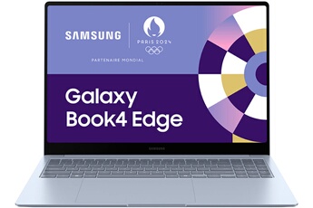 Galaxy Book4 Edge 16 Ecran tactile Copilot+ PC Qualcomm Snapdragon X Elite 16 Go RAM 1 To SSD Gris Glacier"