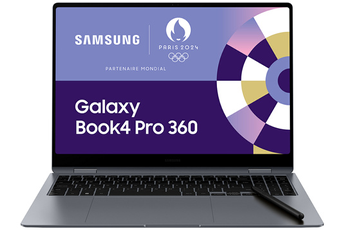 PC portable Samsung Galaxy Book4 Pro 360 16 Intel Core Ultra 7 155H 16Go RAM 1TB SSD NVIDIA GeForce 