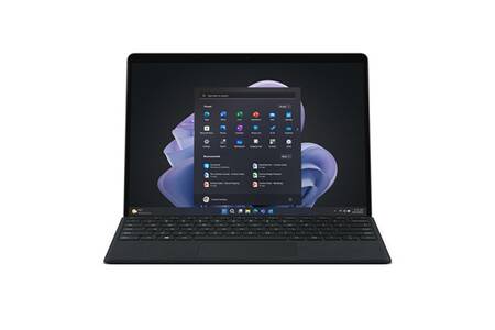 Microsoft Clavier Surface Pro avec stylet fin 2 en kit pour Pro 9 et Pro 8, matériau Alcantara, Saphir