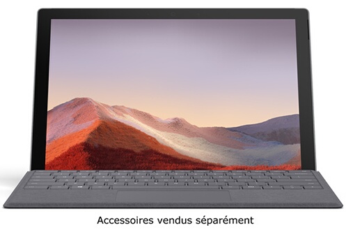 Microsoft SURFACE PRO 7 PLATINE i5, 8Go RAM, 128Go