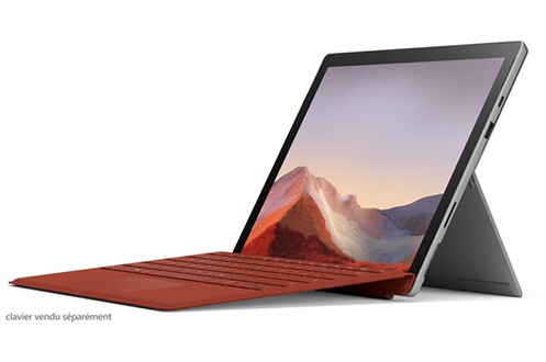 Microsoft SURFACE PRO 7 PLATINE i5, 8Go RAM, 128Go