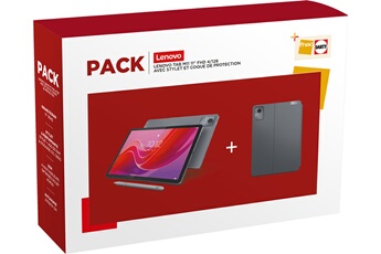 Tablette tactile Lenovo PACK TAB M11 128 Go Wi-Fi + Lenovo Tab Pen + Housse folio