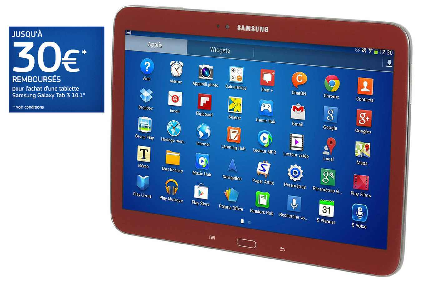 tablette tactile samsung galaxy tab 3 rouge 10 1 u0026quot