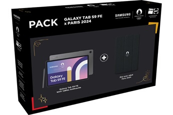Tablette tactile Samsung PACK TAB S9 FE + Etui avec Rabat Paris 2024