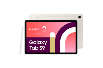 Tablette tactile Samsung Galaxy Tab S9 11 128Go WIFI CREME - Tablette avec Galaxy AI