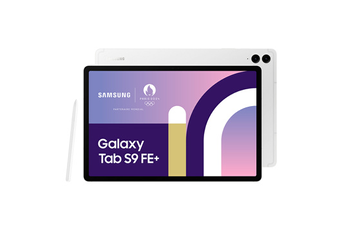 Tablette tactile Samsung Galaxy Tab S9 FE+ WiFi 128Go Argent - S Pen inlcus