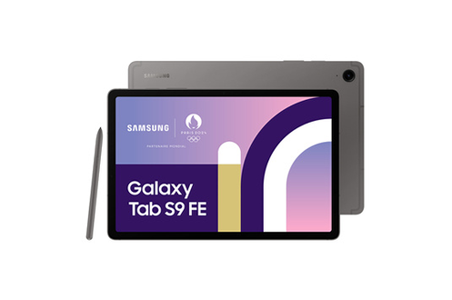 Tablette tactile Samsung Galaxy Tab S9 FE 256 GO WIFI Gris - S Pen Inclus -  SAMSUNG Galaxy Tab S9 FE 128 GO WIFI Gris