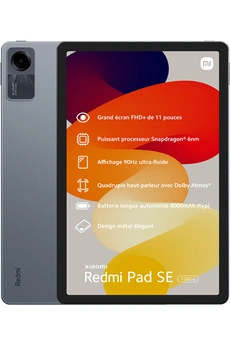 Tablette tactile Xiaomi REDMI PAD SE 128Go Noir