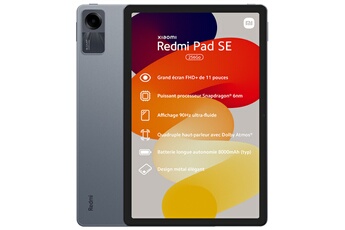 Tablette tactile Xiaomi PAD SE 8 - 256 GO GRIS