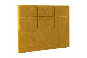 EPEDA - DECO CARRE CHENILLE OCRE 180x120x6 cm