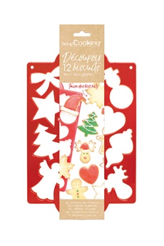 Scrapcooking - Plaque decoupoir multi ''Noel''