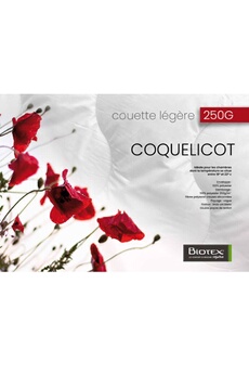 Couette Biotex Coquelicot 240 x 220 cm