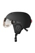 Feu Arrière Cosmo Connected Pour Casque Moto - Noir Brillant - Connecté, Détection Chute - Taille Unique