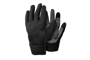 gants vélo casr gants mi-saison de vélo & trottinette electrique casr gloves - noir - l