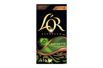Capsule café L'or LOR ESPRESSO FLAVOURS NOISETTE X10 52GR