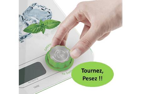 Balance de cuisine Little Balance sans piles Kinetic Citron Ice