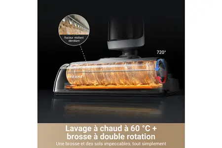Réservoir D'eaux Usées De Rechange Pour Aspirateur-balai Dreame H14/H14 Pro/H14 Dual/H20 Etc. - En Plastique PE Noir - Accessoire De Nettoyage Humide/sec