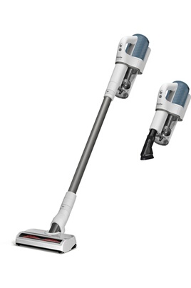 DUOFLEX HX1 - Aspirateur sans fil coloris Blanc avec bloc moteur bleu nordi