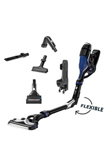 Aspirateur Balai Sans Fil Rowenta Air Force Flex 460 Bleu Et Noir