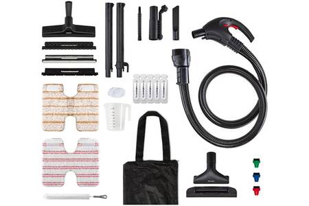 Polti Vaporetto Lecoaspira FAV80 - Nettoyeur Vapeur Et Aspirateur 6 BAR - 15 Accessoires