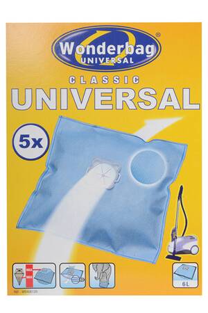 Sacs Aspirateur Wonderbag Fresh Line Menthe Fraîche X5 - Universel Pour Aspirateurs Traîneaux