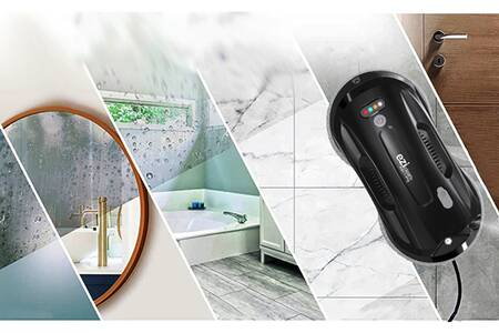 Robot Lave-Vitres Eziclean Windobot S3 Max – Nettoyage Rapide, Puissant Et Silencieux Sur Toutes Surfaces Planes