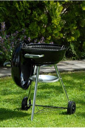 Weber Compact Kettle 57cm houtskoolbarbecue Zwart Weber Compact Kettle 57cm houtskoolbarbecue Zwart