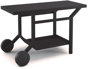 table roulante noire pour plancha