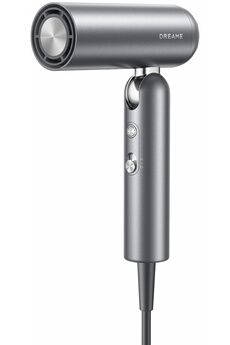Sèche-cheveux haute vitesse / Compact, léger, pliable / Puissance : 1 300 W - Niveau sonore 60 dB / 2 embouts pour des coiffures différentes