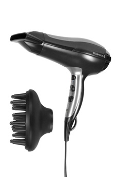 Beauté féminine - Remington - D5222ds Noir 2400w 3 Niveaux De Température Et 2 Vitesses