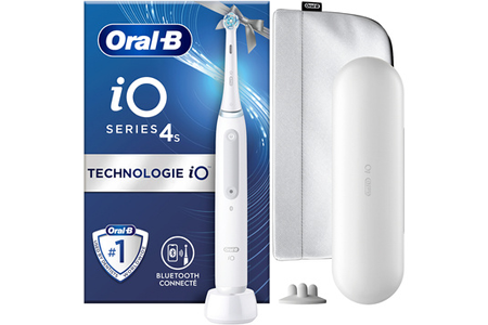 Brosse à dents électrique Oral B iO4 White Edition Cadeau